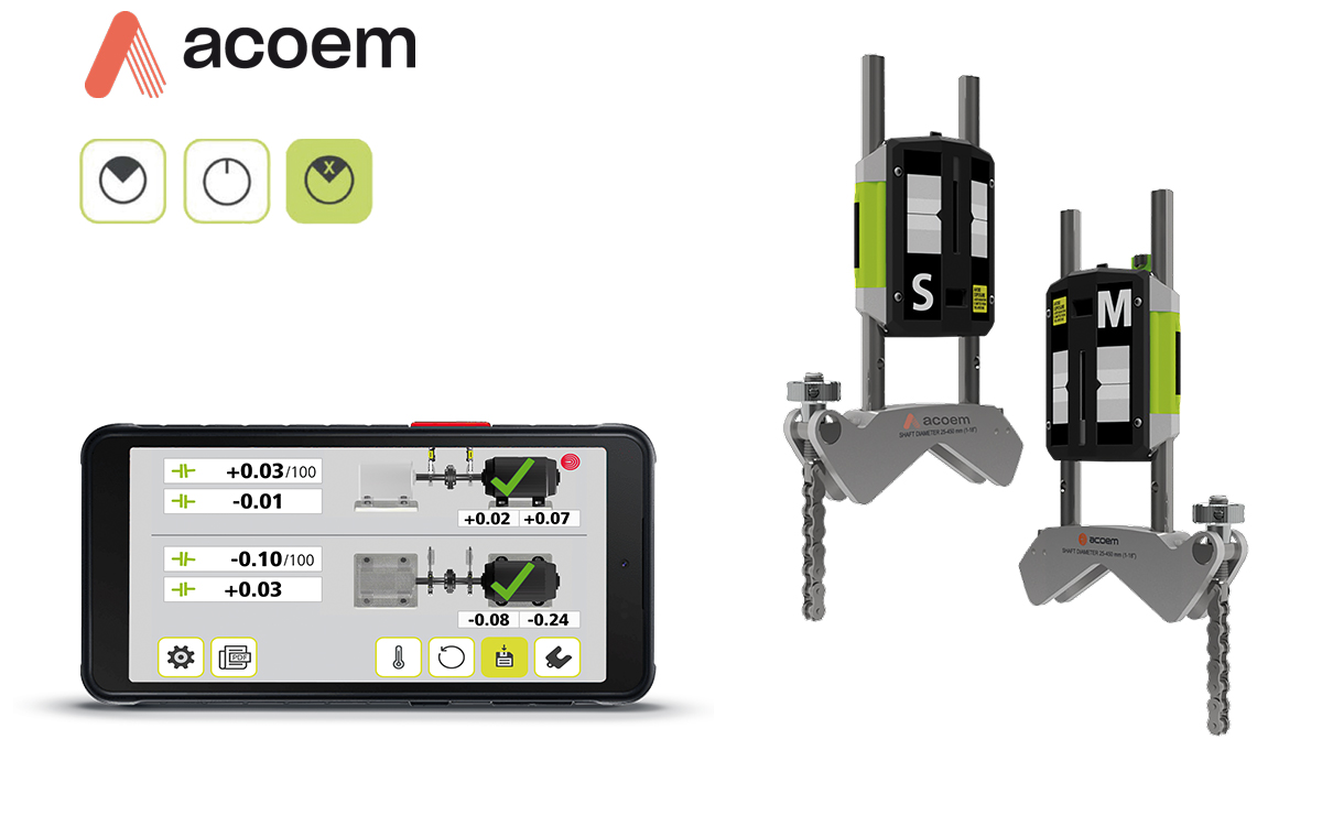 Acoem AT-200  –  Wellenausrichtsystem auf App-Basis